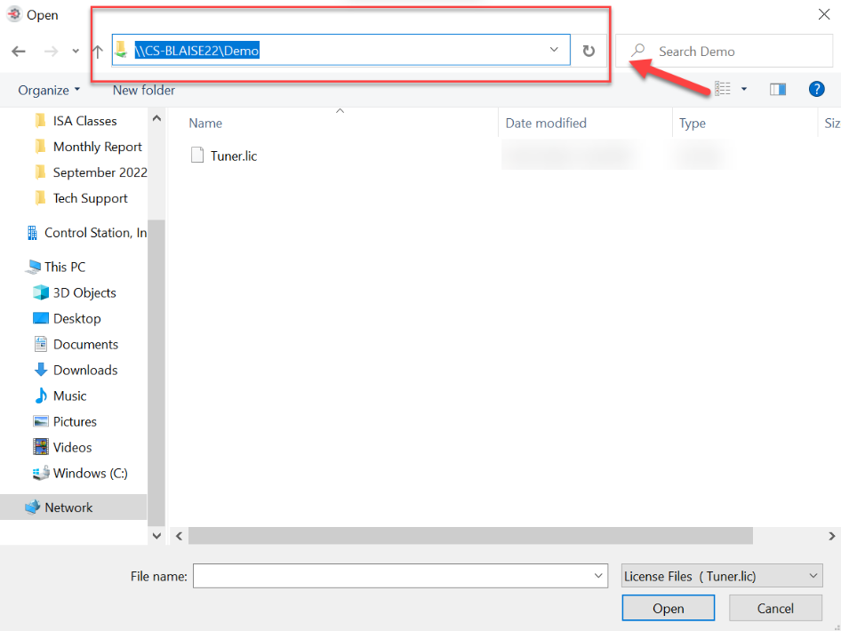 Procedure to add and check Shared Folders