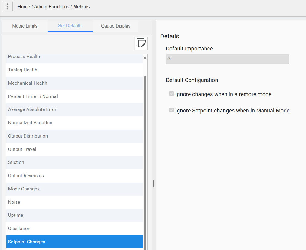 PlantESP 25.1: New Metric Configuration Options – Setpoint Changes, Non ...