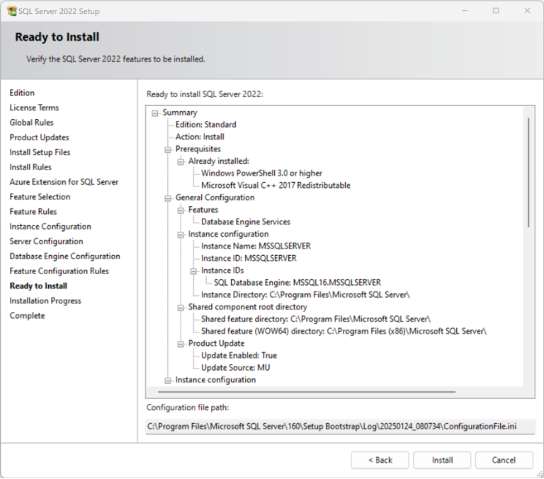 PlantESP Full Installation Guide - SQL Setup