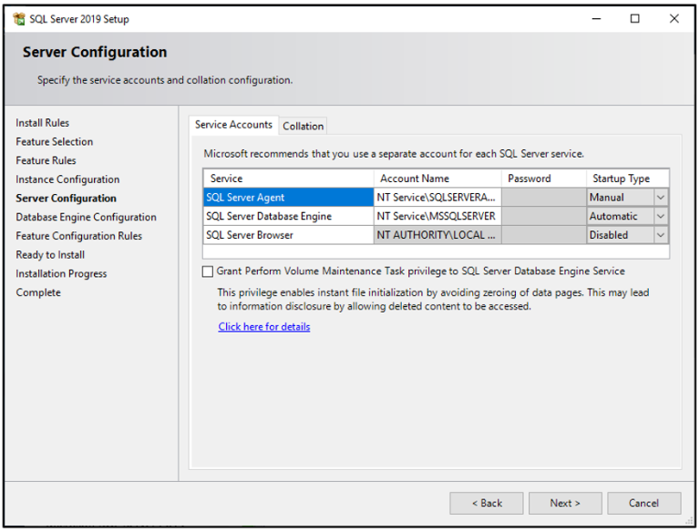 PlantESP Full Installation Guide - SQL Setup