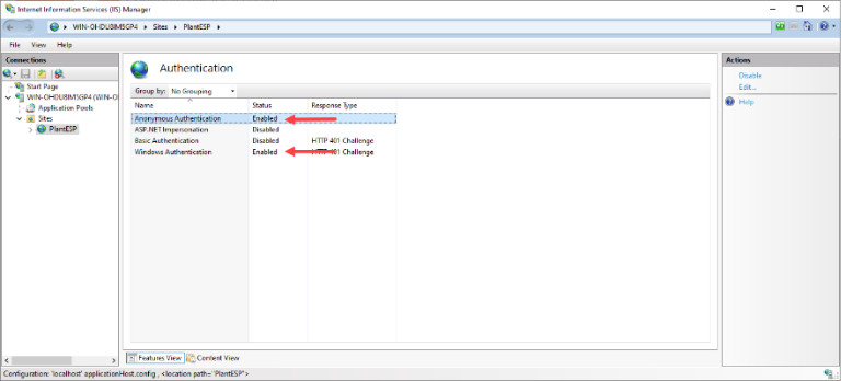 PlantESP Full Installation Guide - Steps for Finishing IIS Configuration