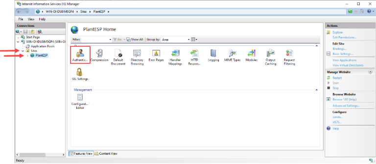 PlantESP Full Installation Guide - Steps for Finishing IIS Configuration