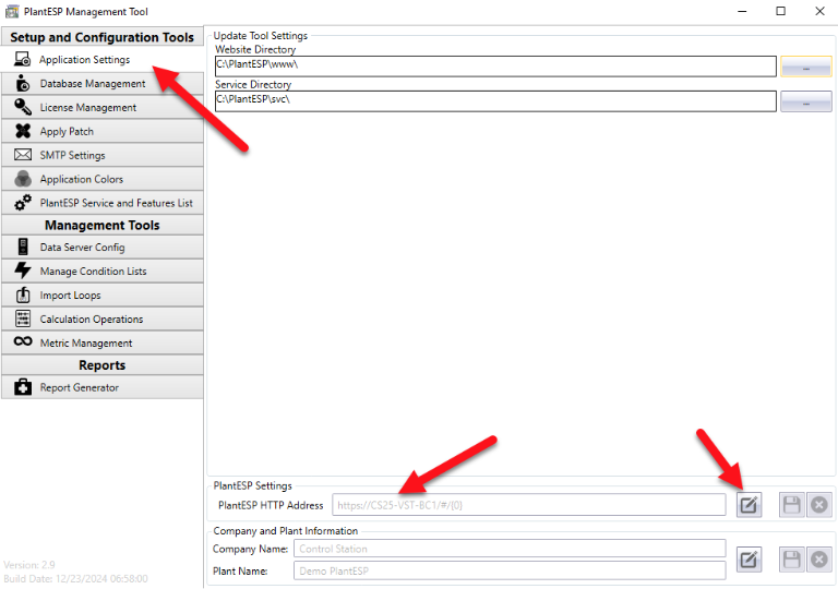 PlantESP Full Installation Guide - Finalize PlantESP Settings