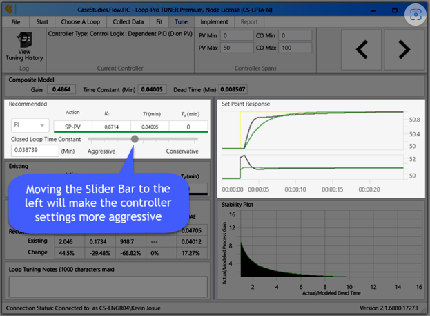 LOOP-PRO TUNER User Guide - Chapter 8 Tab Step 4: Tune
